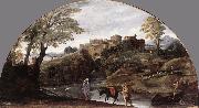 CARRACCI, Annibale The Flight into Egypt dsf Spain oil painting reproduction